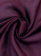 Photo9: M1018Y Vintage Japanese women Dark Reddish Purple Summer / Silk. KIKYO Japanese balloonflower   (Grade C) (9)