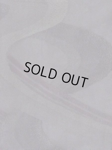 Photo3: M1018Z Vintage Japanese women   Black Summer / Silk. Stream   (Grade C) (3)