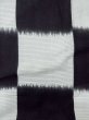 Photo6: M1019B Vintage Japanese women   Black HITOE unlined / Cotton/hemp Plaid Checks   (Grade C) (6)