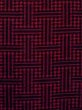 Photo4: M1025C Vintage Japanese women   Black HITOE unlined / Wool. Plaid Checks   (Grade B) (4)