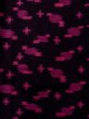 Photo3: M1025D Vintage Japanese women   Black HITOE unlined / Wool. Cross,   (Grade D) (3)