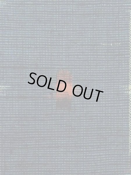 Photo6: M1025E Vintage Japanese women Dark Grayish Blue HITOE unlined / Wool. Quadrangle,   (Grade A) (6)