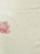 Photo4: M1025Q Vintage Japanese women   Off White HITOE unlined / Silk. Peony, There is an impression from use.  (Grade C) (4)