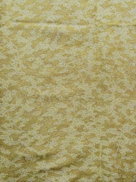 Photo4: M1025X Vintage Japanese women Pale Grayish Yellowish Green HITOE unlined / Cotton. Dot   (Grade C) (4)