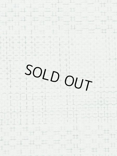 Photo6: M1026D Vintage Japanese women Pale Light Light Blue HITOE unlined / Wool. Dapple pattern,   (Grade C) (6)