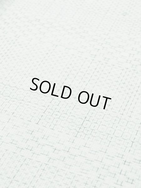 Photo8: M1026D Vintage Japanese women Pale Light Light Blue HITOE unlined / Wool. Dapple pattern,   (Grade C) (8)