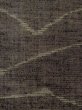 Photo5: M1108W Vintage Japanese women  Dark Gray KOMON dyed / Silk. Line,   (Grade C) (5)