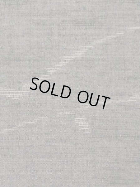 Photo6: M1108W Vintage Japanese women  Dark Gray KOMON dyed / Silk. Line,   (Grade C) (6)