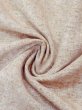 Photo9: M1108X Vintage Japanese women   Beige TSUMUGI pongee / Silk. Gradation   (Grade C) (9)