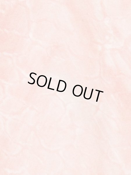 Photo5: M1121A Vintage Japanese women  Grayish Coral HAORI short jacket / Silk. Gradation,   (Grade C) (5)