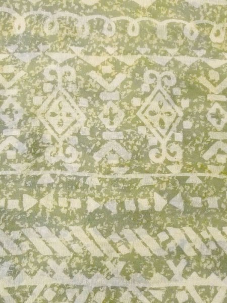 Photo3: M1121F Vintage Japanese women Pale Light Green HAORI short jacket / Silk. Triangle,   (Grade C) (3)