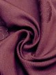 Photo9: M1121H Vintage Japanese women  Dark Dark Red HAORI short jacket / Silk. Flower   (Grade C) (9)