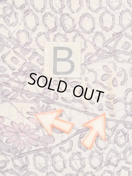 Photo15: M1121I Vintage Japanese women  Grayish Purple HAORI short jacket / Silk. Flower,   (Grade C) (15)