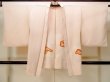 Photo1: M1121N Vintage Japanese women Pale Light Pink HAORI short jacket / Silk. Bird,   (Grade C) (1)