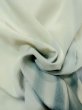 Photo12: M1121Q Vintage Japanese women  Pale Light Blue HAORI short jacket / Silk. MOMIJI maple leaf   (Grade C) (12)