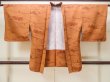 Photo1: Mint M1121R Vintage Japanese women   Brown HAORI short jacket / Silk. House,   (Grade A) (1)