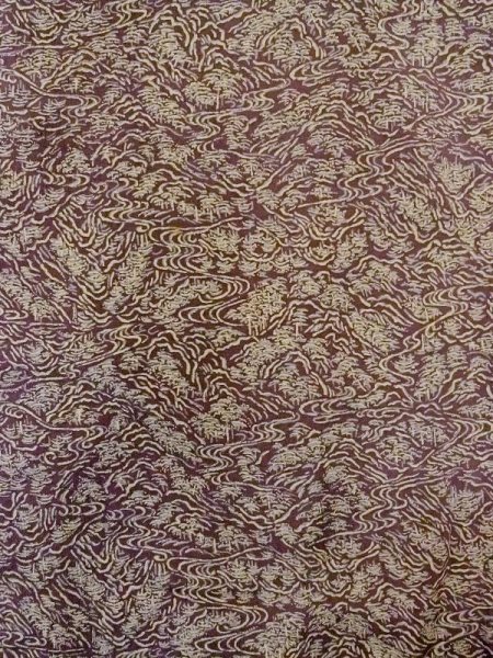 Photo3: M1121U Vintage Japanese women Pale Grayish Purple HAORI short jacket / Silk. Mountain,   (Grade C) (3)