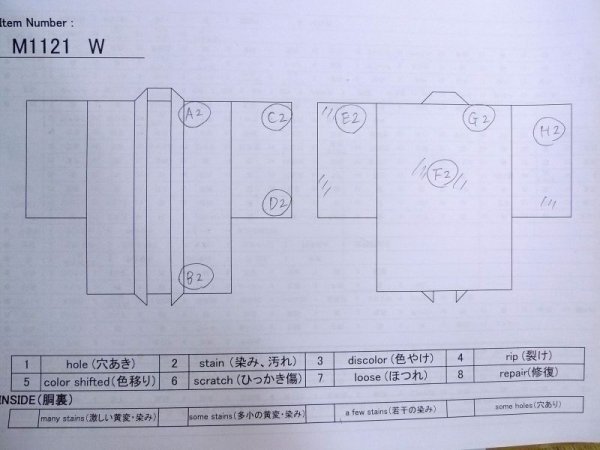 Photo12: M1121W Vintage Japanese women  Grayish Pink HAORI short jacket / Silk. Chrysanthemum,   (Grade B) (12)