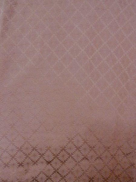 Photo3: M1122B Vintage Japanese women  Grayish Wisteria HAORI short jacket / Silk.    (Grade B) (3)