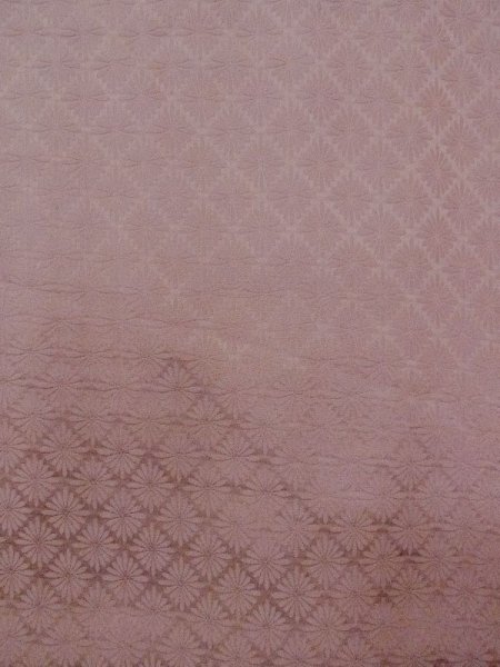 Photo4: M1122B Vintage Japanese women  Grayish Wisteria HAORI short jacket / Silk.    (Grade B) (4)