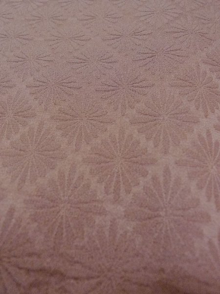 Photo7: M1122B Vintage Japanese women  Grayish Wisteria HAORI short jacket / Silk.    (Grade B) (7)