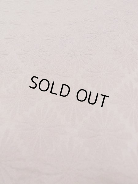 Photo7: M1122B Vintage Japanese women  Grayish Wisteria HAORI short jacket / Silk.    (Grade B) (7)