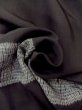 Photo12: M1128B Vintage Japanese   Black Men's Juban / Silk. Treasures, Seven Gods of Fortune design  (Grade B) (12)