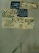 Photo4: M1128D Vintage Japanese  Grayish Green Men's Juban / Silk. Flower, There is an impression from use.  (Grade C) (4)