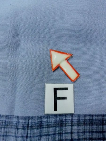 Photo19: M1128E Vintage Japanese  Grayish Light Blue Men's Juban / Silk. Plaid Checks   (Grade B) (19)