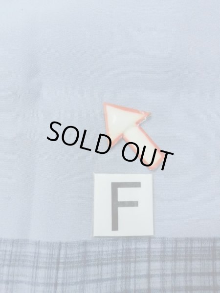 Photo19: M1128E Vintage Japanese  Grayish Light Blue Men's Juban / Silk. Plaid Checks   (Grade B) (19)