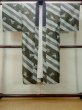 Photo1: M1128I Vintage Japanese  Grayish Green Men's Juban / Silk. Tiger,   (Grade C) (1)