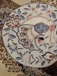Photo6: M1128N Vintage Japanese   Brown Men's Juban / Cotton. Flower,   (Grade D) (6)