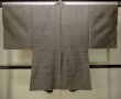 Photo2: M1128Q Vintage Japanese   Brown HAORI short jacket / Silk. Abstract pattern   (Grade C) (2)