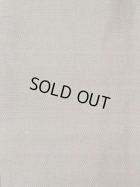 Photo4: M1128Q Vintage Japanese   Brown HAORI short jacket / Silk. Abstract pattern   (Grade C) (4)