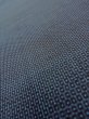Photo6: M1128R Vintage Japanese  Bluish Gray HAORI short jacket / Silk. Tortoise-shell pattern(Hexagonal pattern)   (Grade B) (6)