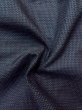 Photo13: M1128R Vintage Japanese  Bluish Gray HAORI short jacket / Silk. Tortoise-shell pattern(Hexagonal pattern)   (Grade B) (13)