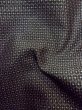 Photo11: Mint M1128S Vintage Japanese  Dark Brown HAORI short jacket / Silk. Tortoise-shell pattern(Hexagonal pattern)   (Grade A) (11)