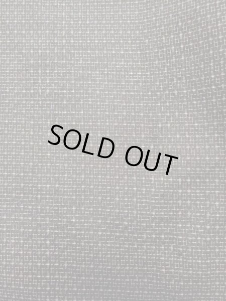 Photo3: M1128T Vintage Japanese  Dark Brown HAORI short jacket / Silk. Quadrangle   (Grade D) (3)