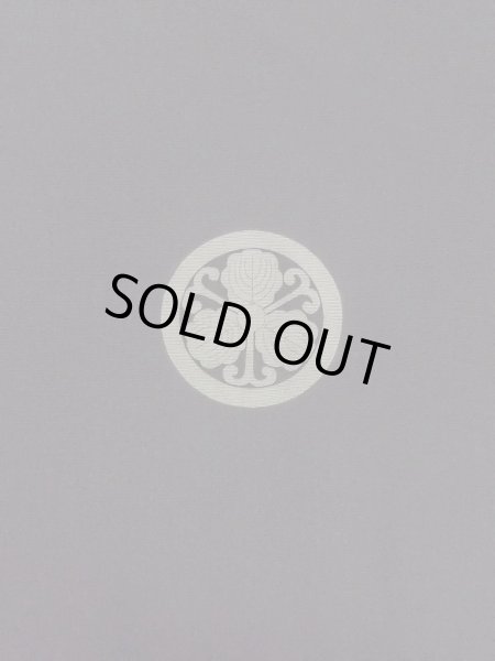 Photo4: M1128Y Vintage Japanese   Black HAORI short jacket / Silk.    (Grade B) (4)