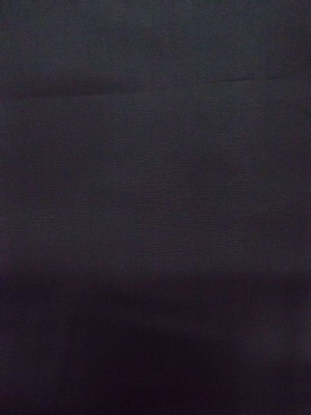 Photo5: M1128Z Vintage Japanese   Black HAORI short jacket / Silk.    (Grade B) (5)