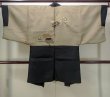 Photo3: Mint M1129A Vintage Japanese   Black HAORI short jacket / Silk.    (Grade A) (3)