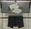 Photo3: M1129B Vintage Japanese   Black HAORI short jacket / Silk.    (Grade D) (3)
