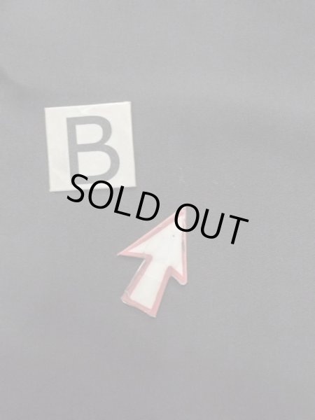 Photo16: M1129B Vintage Japanese   Black HAORI short jacket / Silk.    (Grade D) (16)