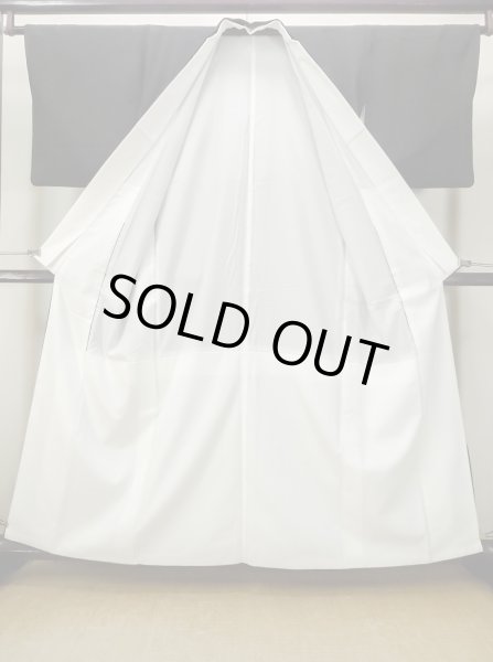 Photo3: M1207F Vintage Japanese women   Black TOMESODE formal / Silk. Wave,   (Grade B) (3)