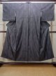 Photo1: Mint M1207M Vintage Japanese women   Indigo Blue MURAYAMAOSHIMA-TSUMUGI / Silk. Flower,   (Grade A+) (1)