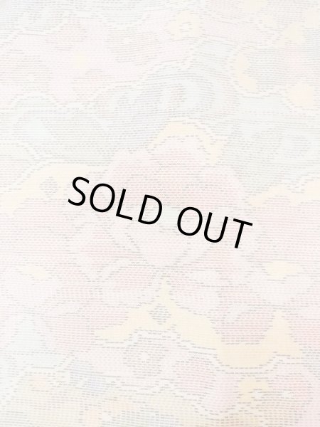 Photo5: Mint M1207O Used Japanese women  Pale Multi Color TOKAMACHI-TSUMUGI / Silk. Flower,   (Grade A) (5)