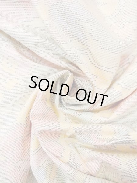 Photo12: Mint M1207O Used Japanese women  Pale Multi Color TOKAMACHI-TSUMUGI / Silk. Flower,   (Grade A) (12)