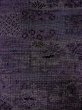 Photo3: M1207P Used Japanese women  Dark Multi Color TSUMUGI pongee / Silk. Flower,   (Grade B) (3)