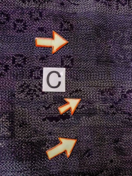 Photo16: M1207P Used Japanese women  Dark Multi Color TSUMUGI pongee / Silk. Flower,   (Grade B) (16)