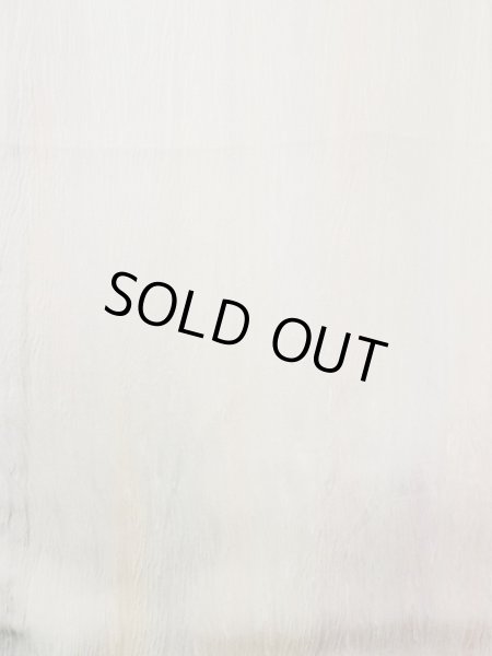 Photo4: M1207V Used Japanese women Pale Grayish Green OJIYATSUMUGI / Silk. Gradation   (Grade B) (4)